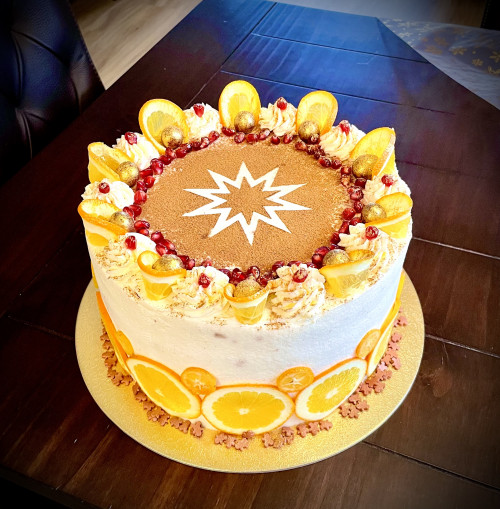 Orangentorte mit Ricottacreme