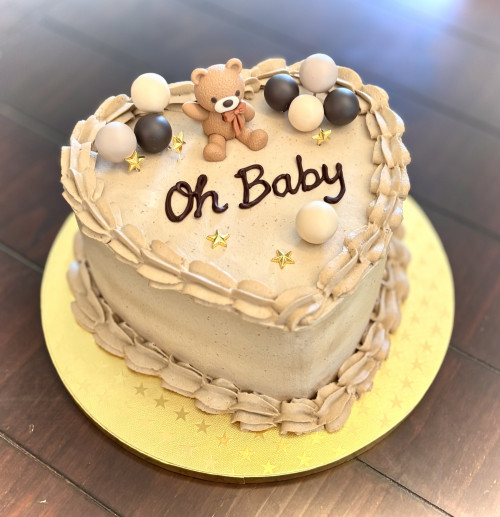 Herztorte zur Babyparty