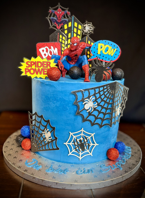 Spiderman-Torte