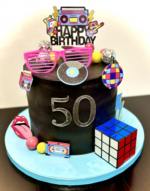 80s & 90s Revival Cake