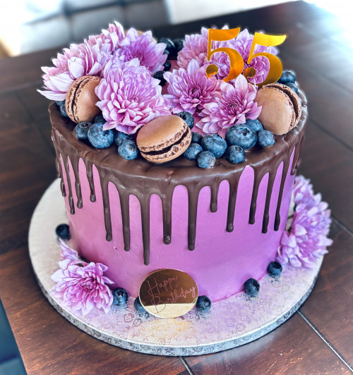 Waldbeer-Stracciatella-Torte