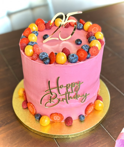 Mango-Himbeercreme-Torte