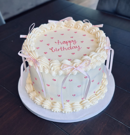 Torte mit Herzchen