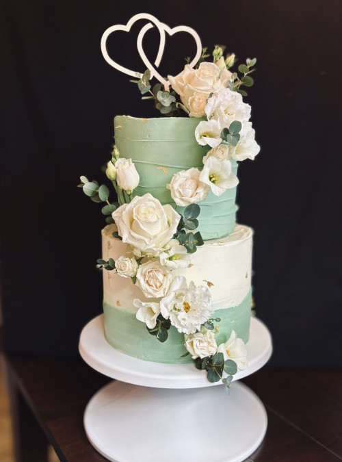 Greenery Hochzeitstorte