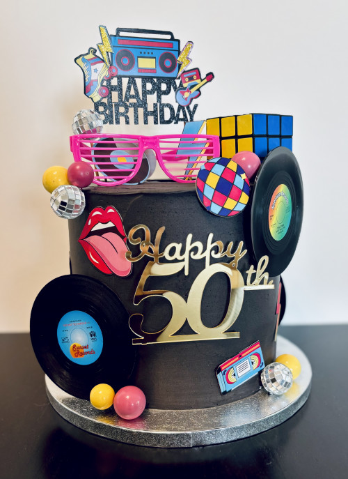80s & 90s Revival Cake